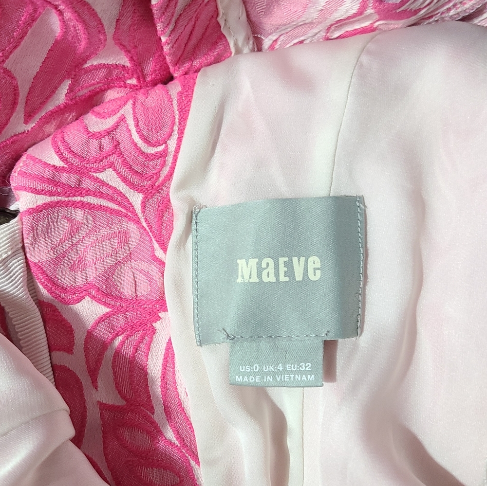 Anthropologie Maeve Pink Ckaribel Dress - Picture 6 of 7